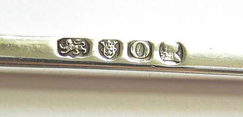 Georgian silver crested marrow scoop London 1789 East family