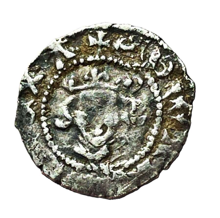 Medieval England King Edward II Silver Farthing class 10 London