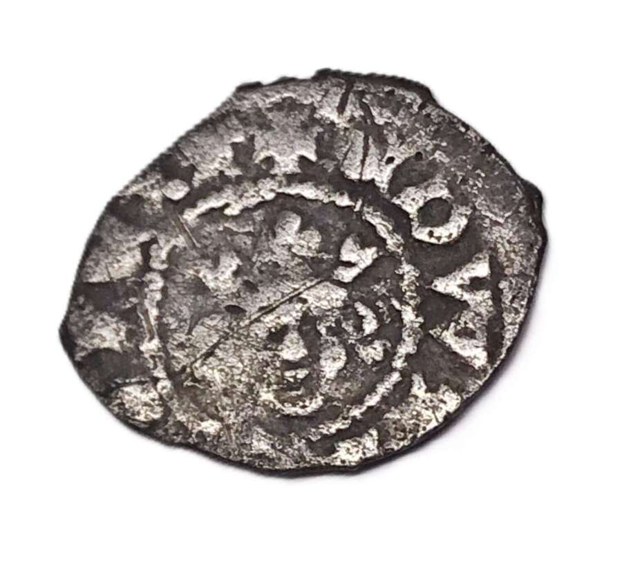 Medieval England King Edward II Silver Farthing class 10 London