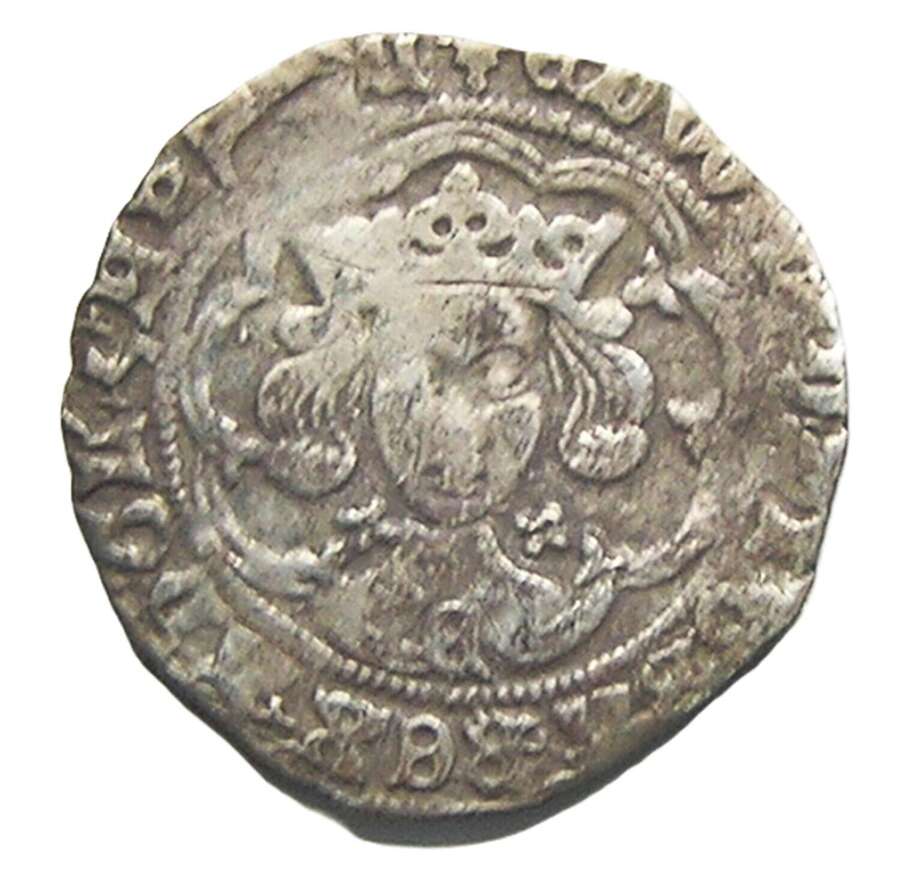 Medieval England silver groat of king Edward IV York