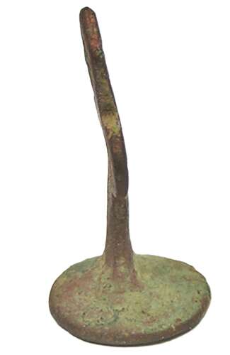 English Tudor Renaissance Bronze Fob Seal of a sailing ship