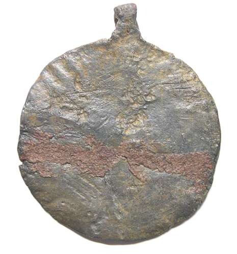 Medieval English lead seal ensign Knight Templar Standard London RARE