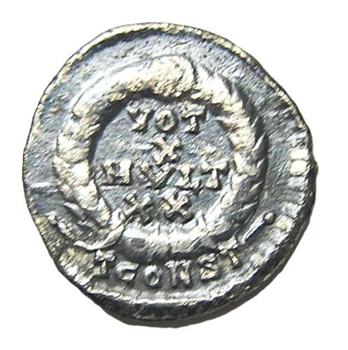 Ancient Roman Silver Siliqua of Julian II Struck at Arles, France