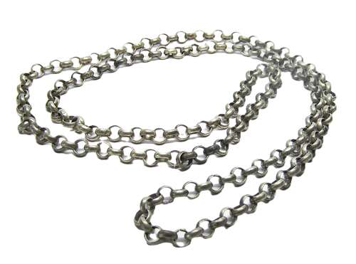 Renaissance Tudor Period solid Silver Belcher Money Chain