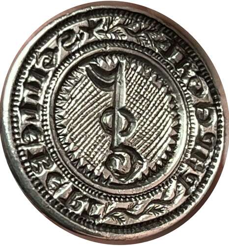 Medieval silver seal for wine or spice merchant Rare!