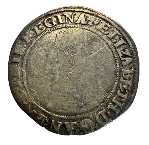 Elizabeth shilling Battle of Aylesbury Hoard #96