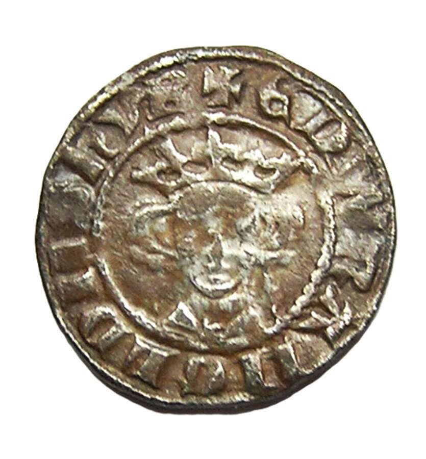 Medieval England King Edward Silver Penny class 9B2 London
