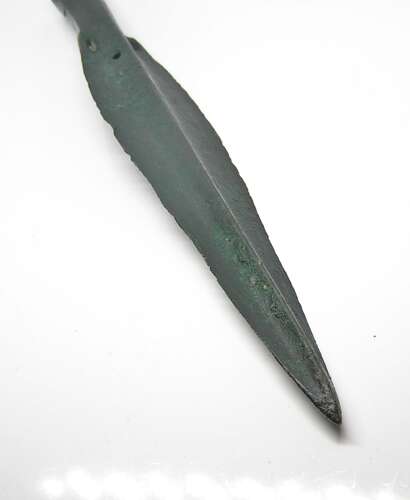 Middle Bronze Age basal-looped Spearhead (Taunton Phase) from Tal y Bont, Merioneth