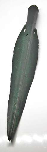 Middle Bronze Age basal-looped Spearhead (Taunton Phase) from Tal y Bont, Merioneth