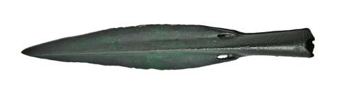 Middle Bronze Age basal-looped Spearhead (Taunton Phase) from Tal y Bont, Merioneth