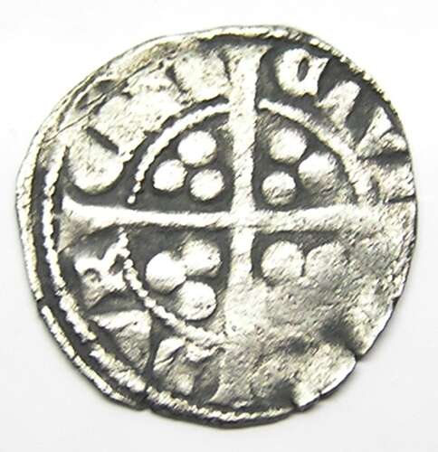 Medieval England King Edward Silver Penny Class 10c-f Durham Bishop Bec