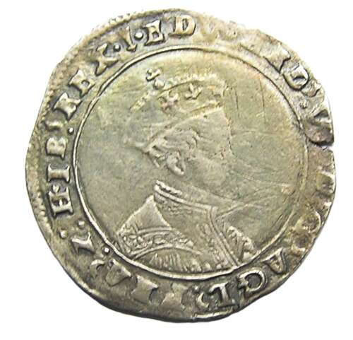 Tudor King Edward VI Second Issue Debased Tower Mint Shilling