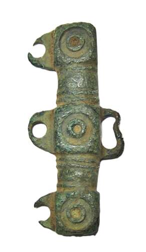 Anglo Saxon bronze wrist clasp Hines Form B12