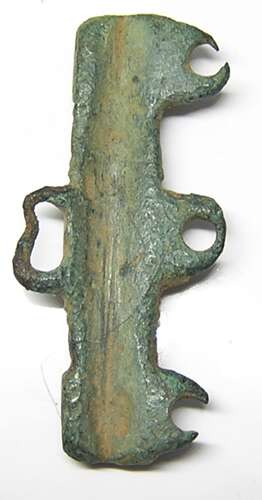 Anglo Saxon bronze wrist clasp Hines Form B12