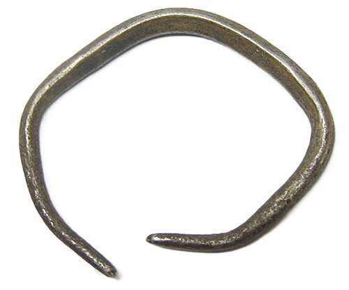Scandinavian Viking silver braided childs bracelet