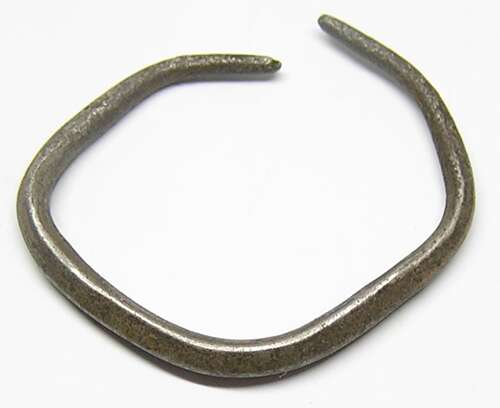 Scandinavian Viking silver braided childs bracelet