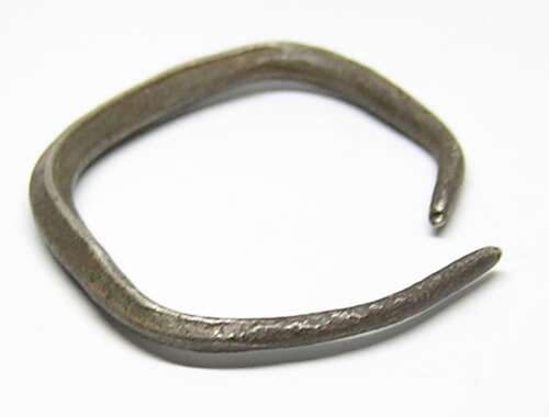 Scandinavian Viking silver braided childs bracelet