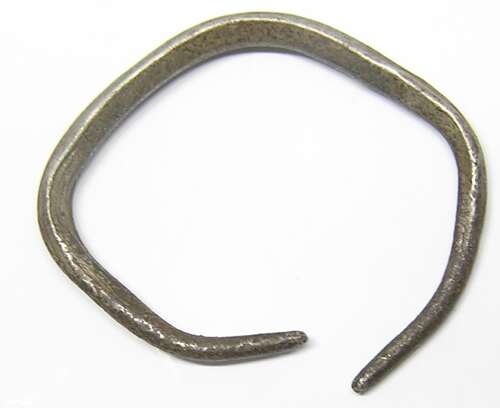 Scandinavian Viking silver braided childs bracelet