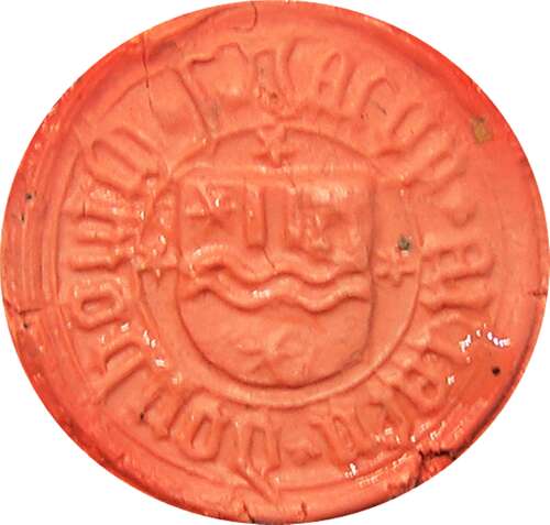 Medieval armorial Hanseatic merchants seal