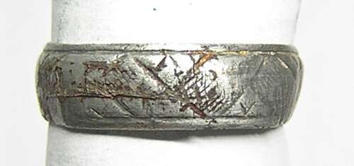 Medieval silver finger ring