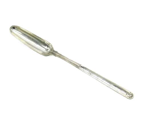 Georgian silver marrow scoop George Smith II unicorn crest