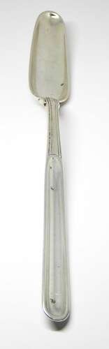 Georgian silver marrow scoop George Smith II unicorn crest