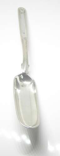 Georgian silver marrow scoop George Smith II unicorn crest