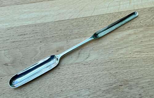 Georgian silver marrow scoop by Joseph Bell II of London