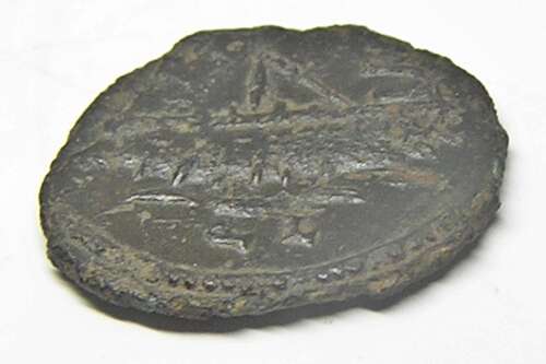 Ancient Romano British Allectus Æ Quinarius Galley London