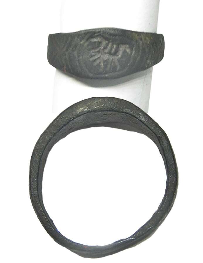 Early Medieval Saxon Wessex Wyvern Signet Ring