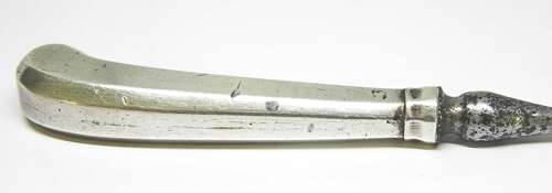 Early Georgian Silver Pistol-Grip two pronged dining Fork