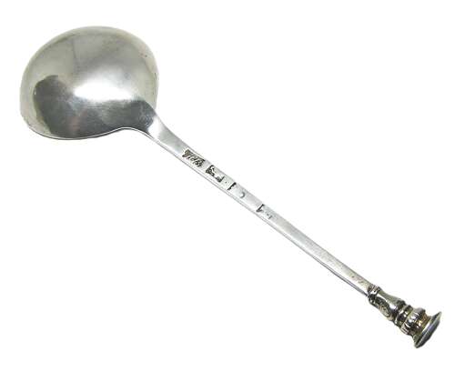 Georgian Silver Seal Top Spoon by Hester Bateman