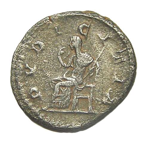 Ancient Roman silver denarius of Julia Maesa / Purity