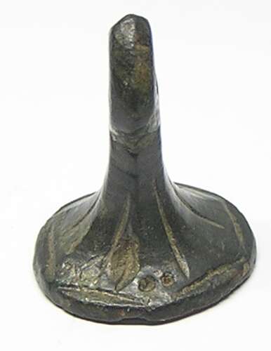 Medieval bronze armorial seal