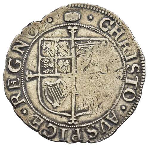 Charles I Silver Shilling. Tower mint; i.m: tun. Group E
