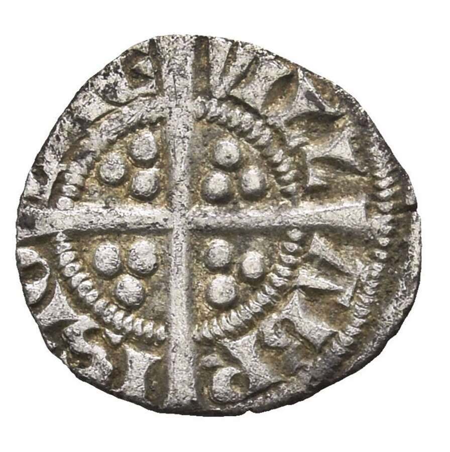 Medieval England King Edward Silver Farthing class 3de Bristol