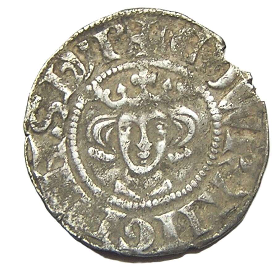 Medieval England King Edward Silver Penny class 3d Bristol